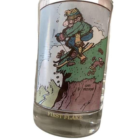 Arby's Collector Series Gary Patterson Glasses "Dedication" & "First Flake" Golf - Picture 4 of 4